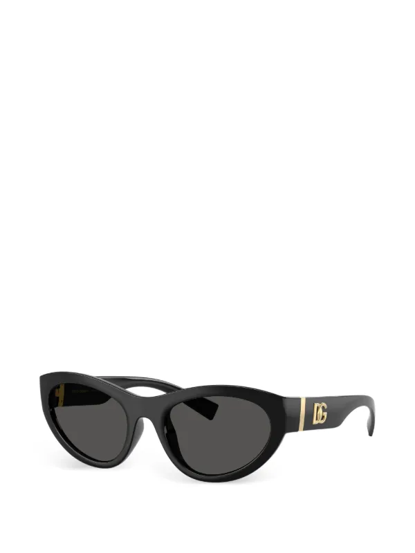 Dolce & Gabbana Eyewear キャットアイ サングラス | ブラック