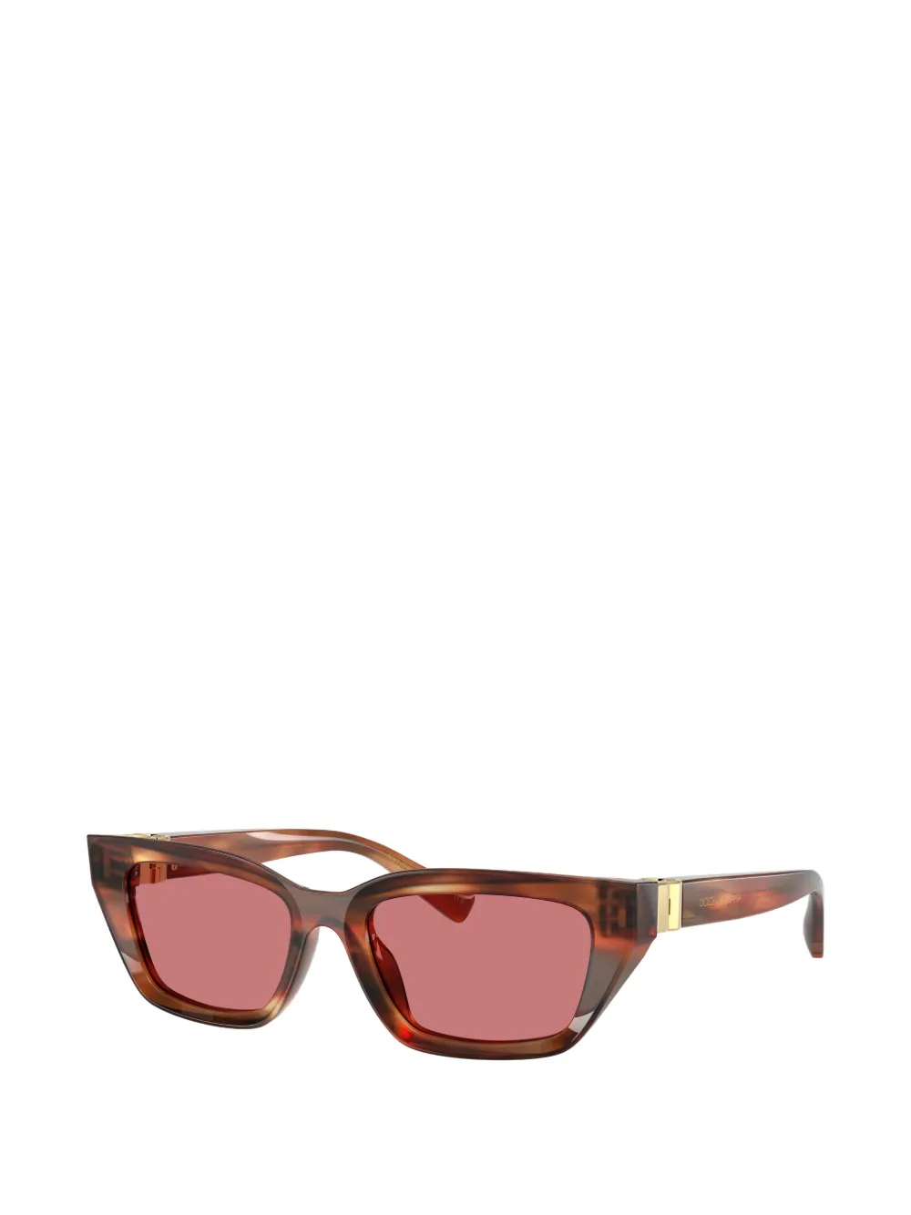 Dolce & Gabbana Eyewear Zonnebril met schildpadschild-design Bruin