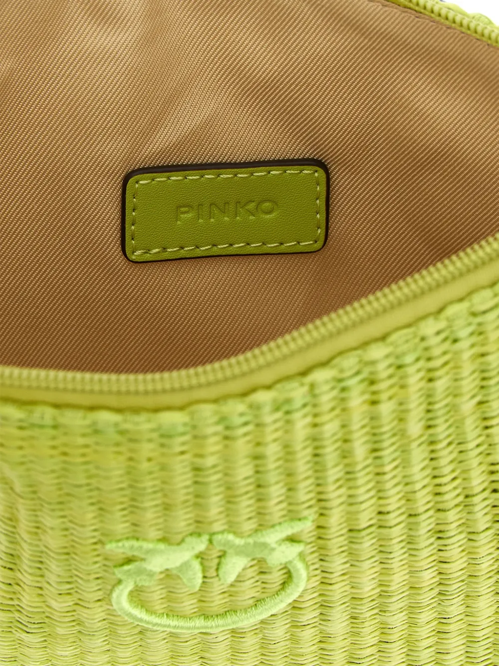 PINKO Love Birds clutch Groen