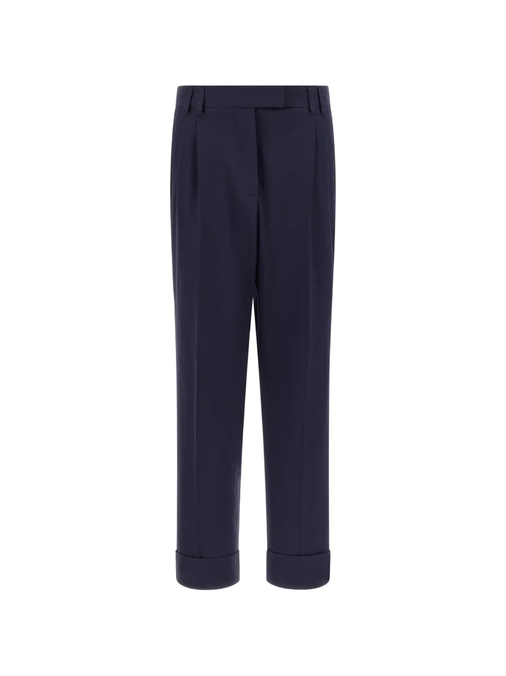 Alberto Biani Albertino cotton tailored trousers - Blu