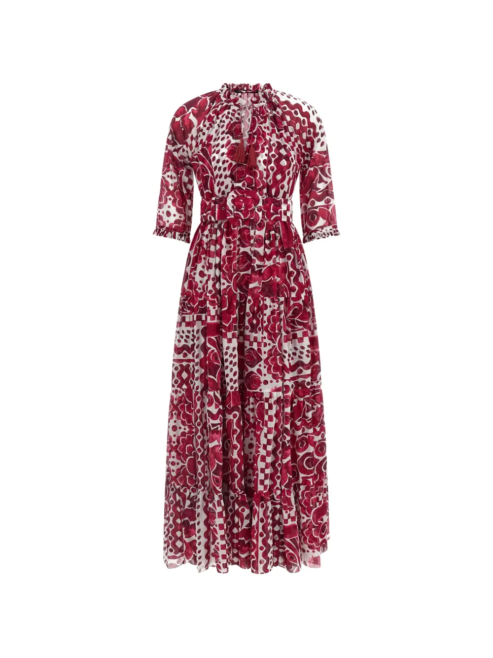 Samantha Sung Eden maxi dress - Rosso
