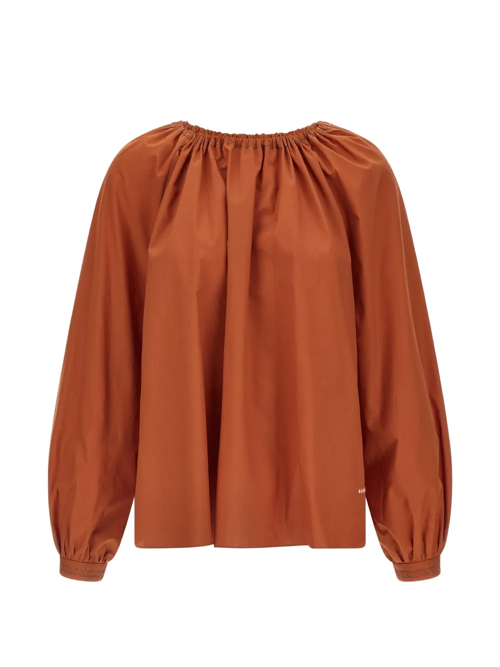 Marni Poplin Blouse In Orange