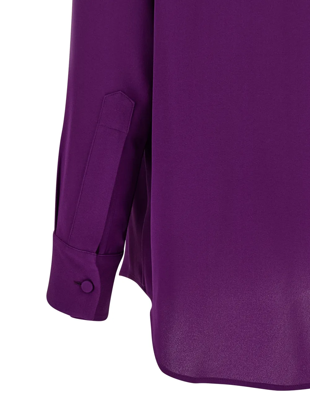 Balenciaga Blouse met gestrikte hals Paars