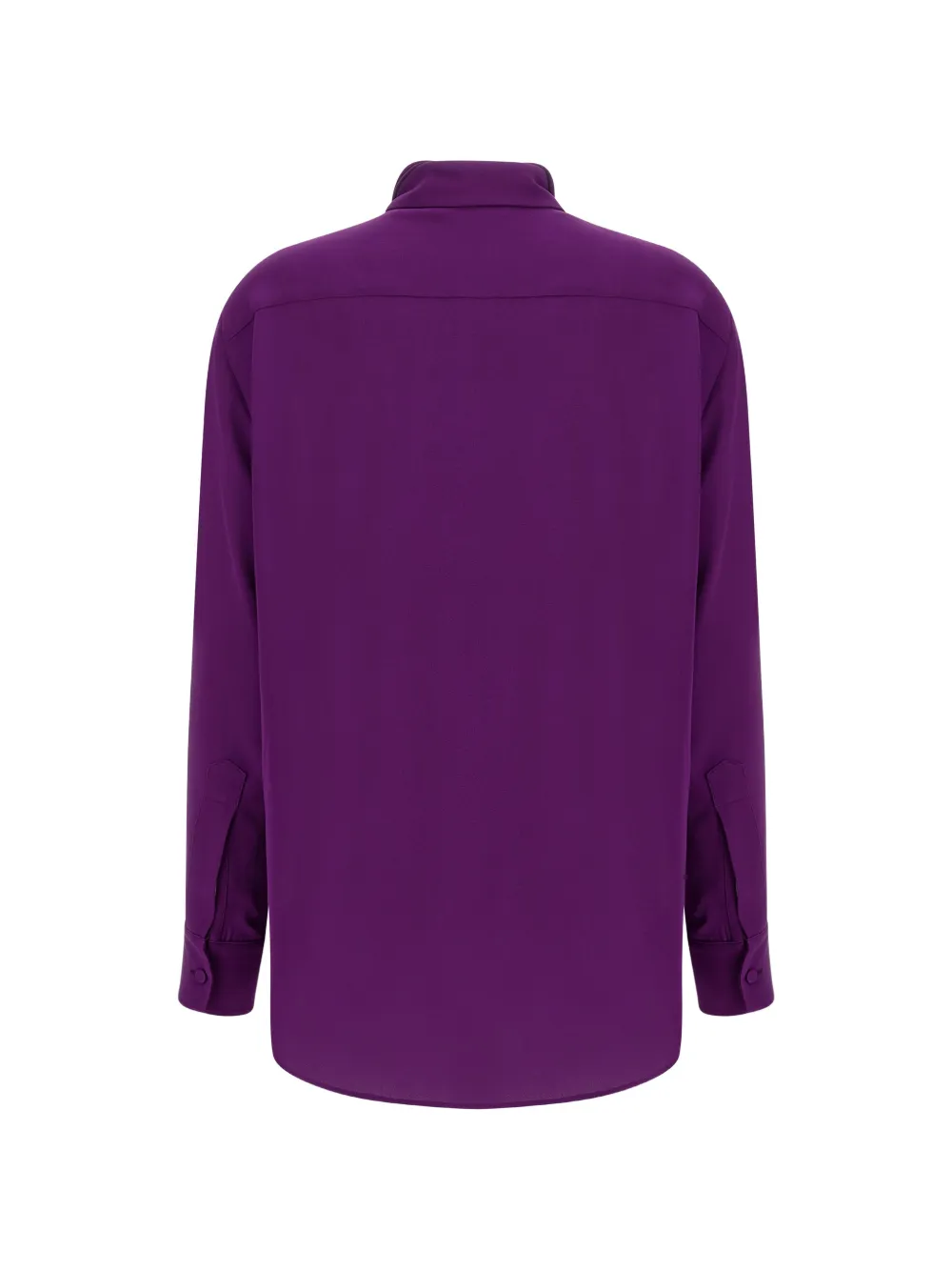 Balenciaga Blouse met gestrikte hals Paars