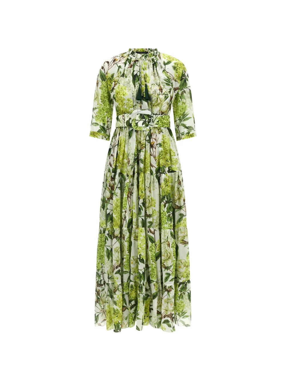 Samantha Sung floral-print Eden dress - Verde
