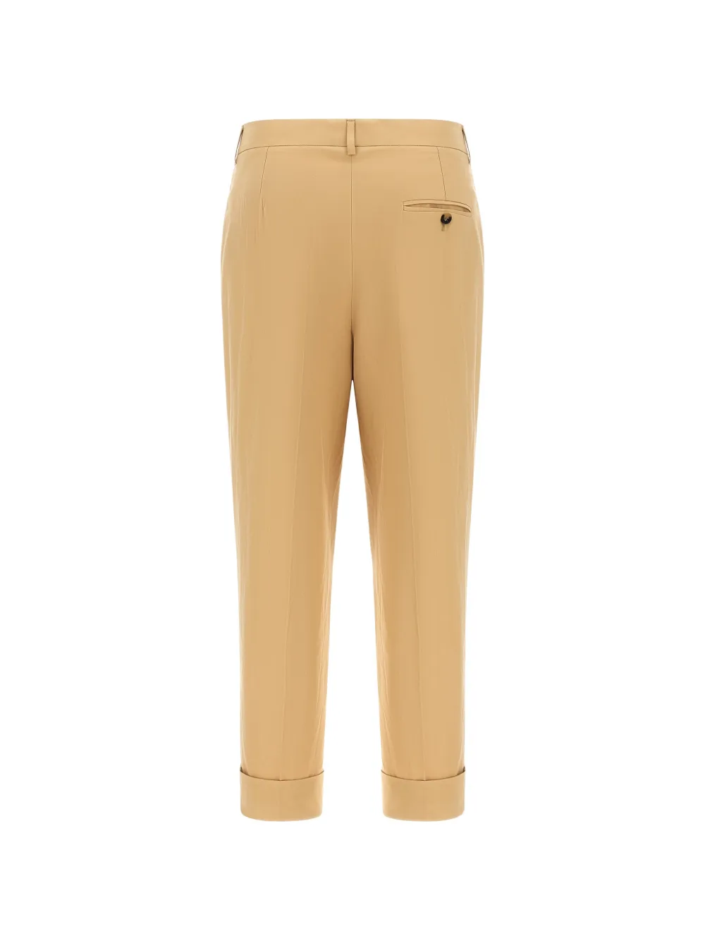 Alberto Biani Albertino geplooide katoenen broek Beige