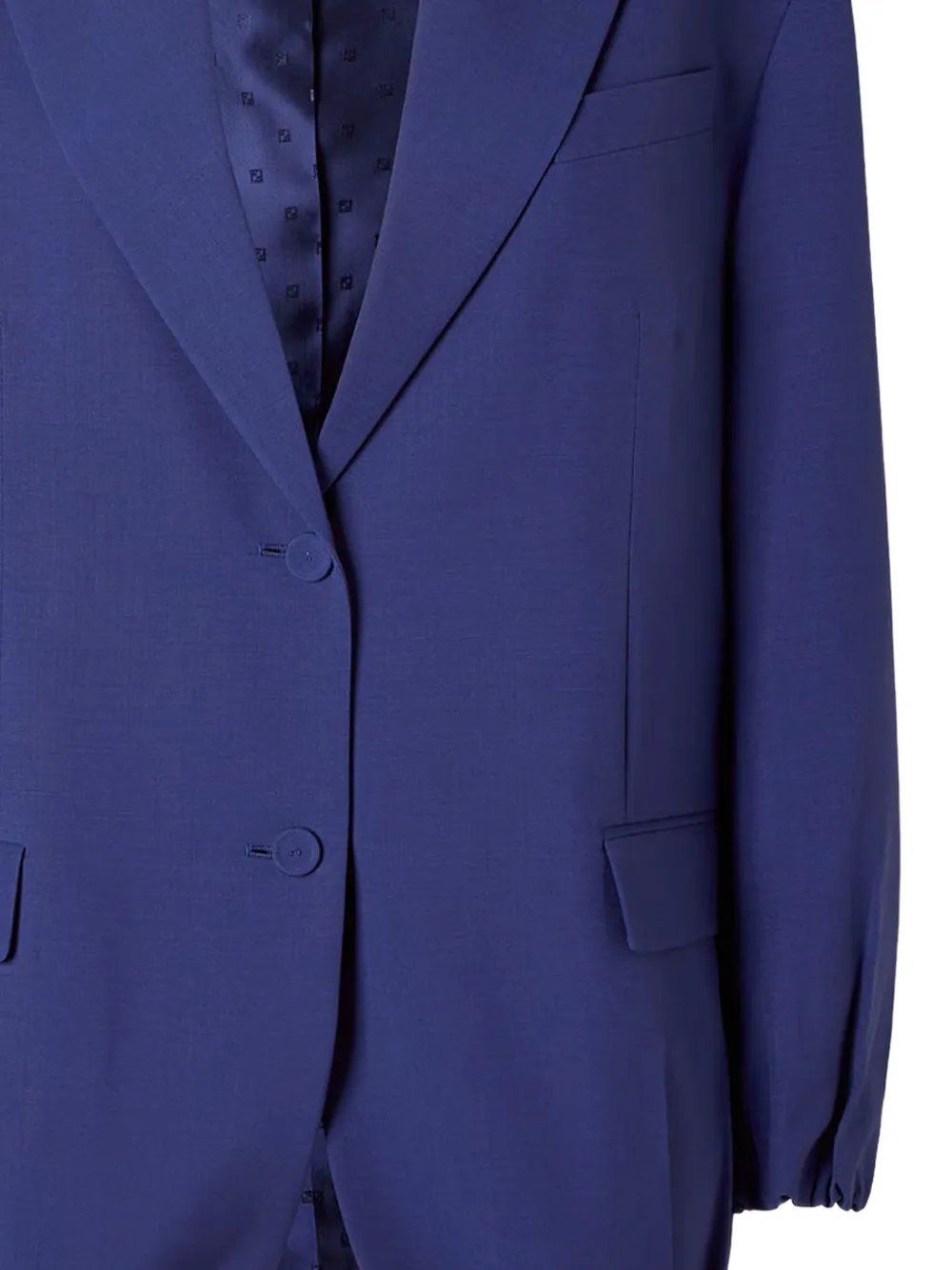 FENDI Blazer met enkele rij knopen Blauw