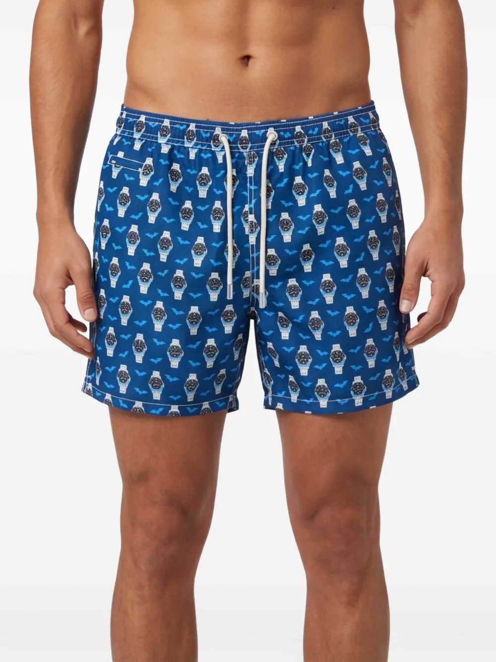 MC2 Saint Barth Lighting zwembroek met print Blauw