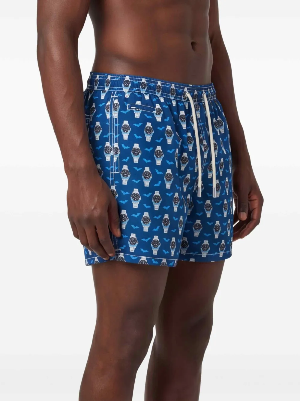 MC2 Saint Barth Lighting zwembroek met print Blauw
