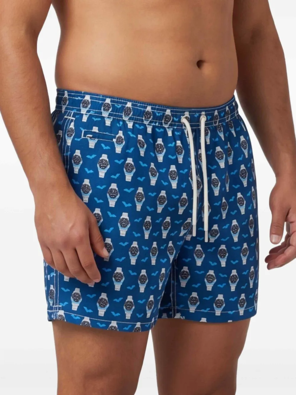 MC2 Saint Barth Lighting zwembroek met print Blauw