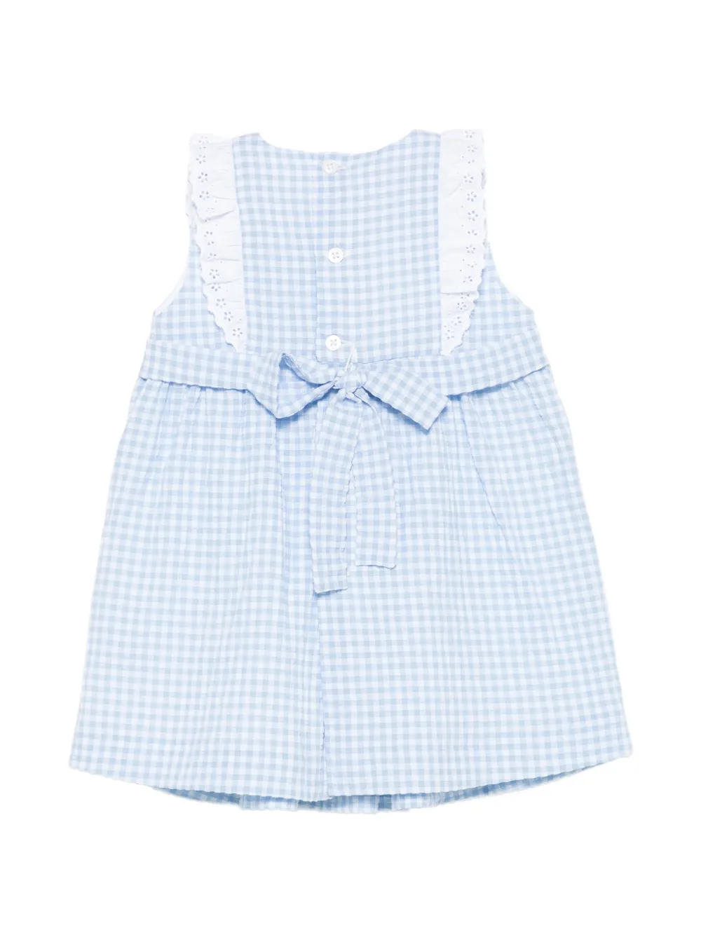 Paz Rodriguez Jurk met gingham ruit Blauw