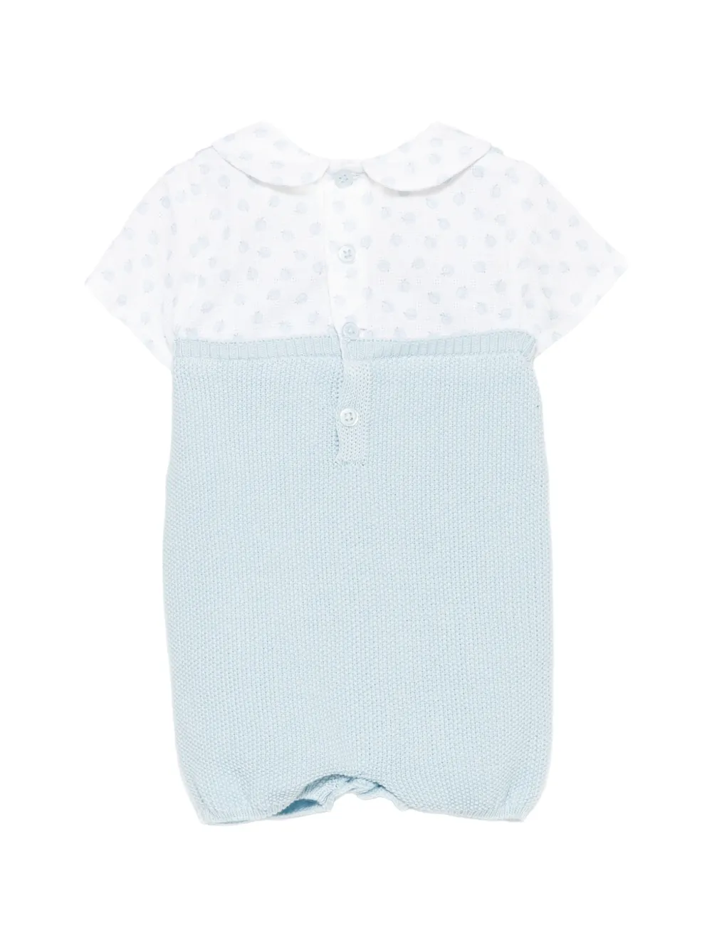 Paz Rodriguez Gebreid gelaagd babypakje Blauw