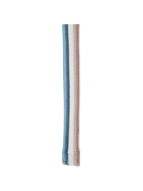 Missoni zig-zag fringed scarf
