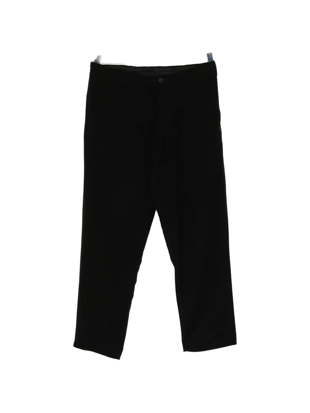 Yohji Yamamoto drawstring wide-leg trousers - Black