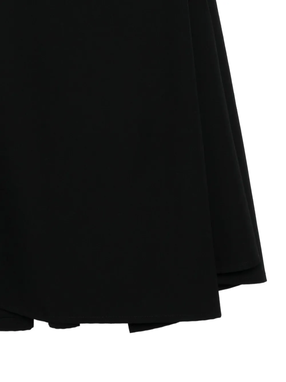 Yohji Yamamoto Gabardine midi-rok Zwart