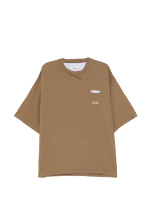 Kiko Kostadinov button-detail T-shirt | Grey | FARFETCH