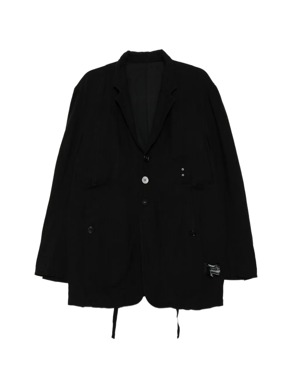 Undercover linen blazer - Nero