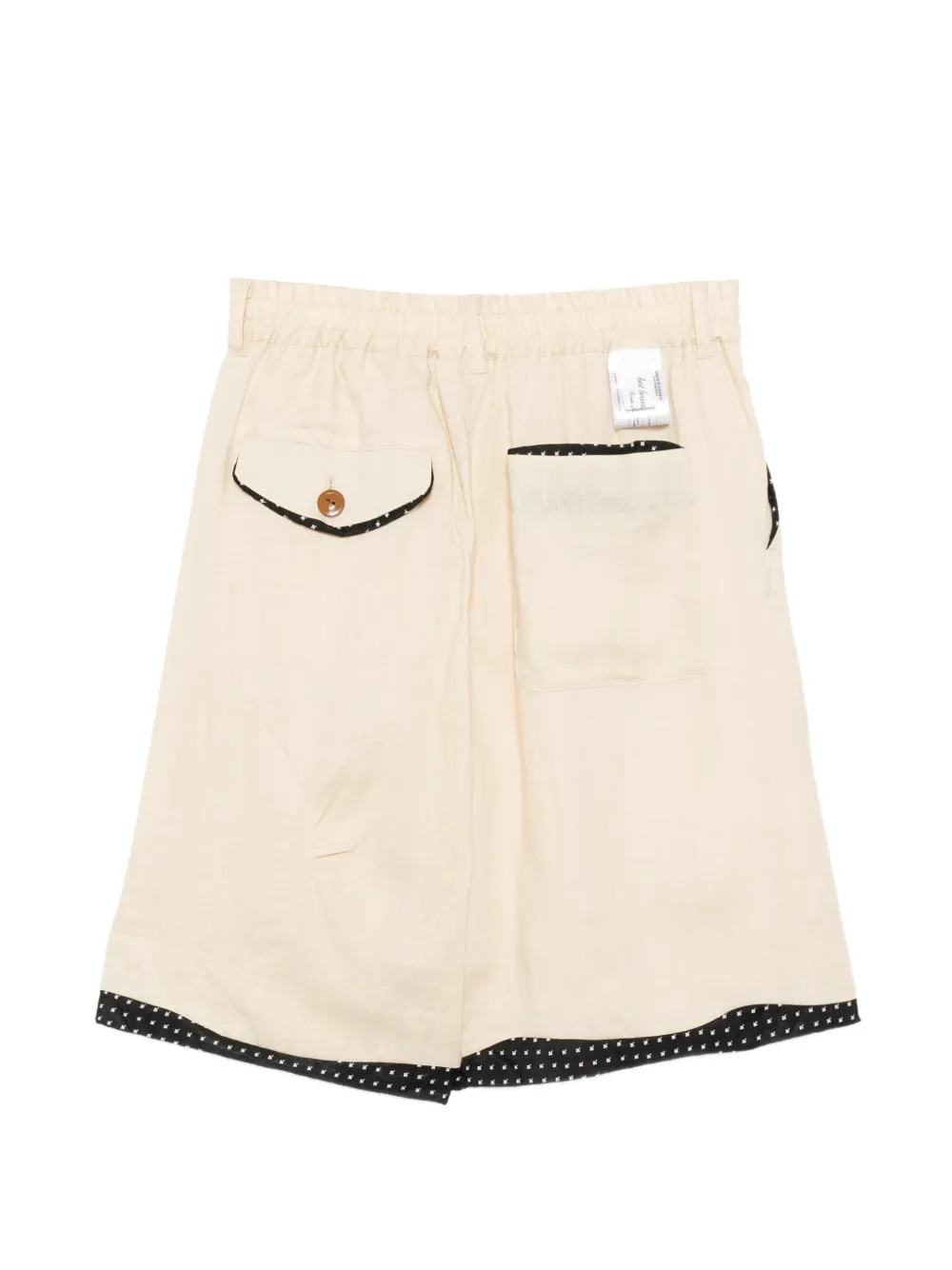 Undercover Shorts met contrasterende afwerking Beige