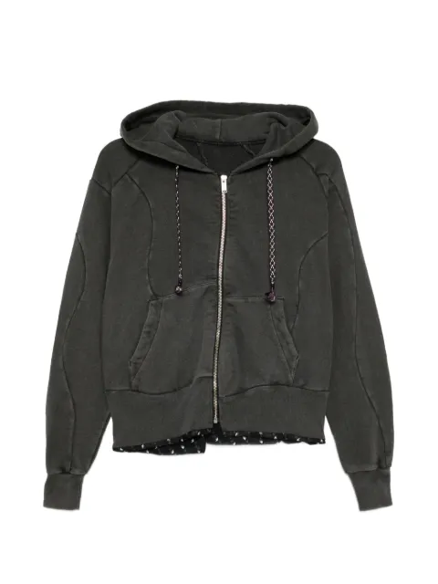Undercover cotton zipped hoodie