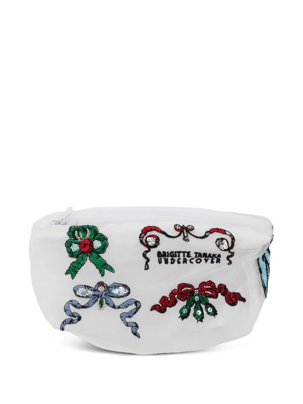 Undercover x Brigitte Tanaka embroidered wallet - Weiß