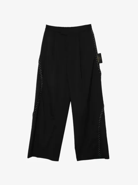 Undercover pantalones con ribete de motivo