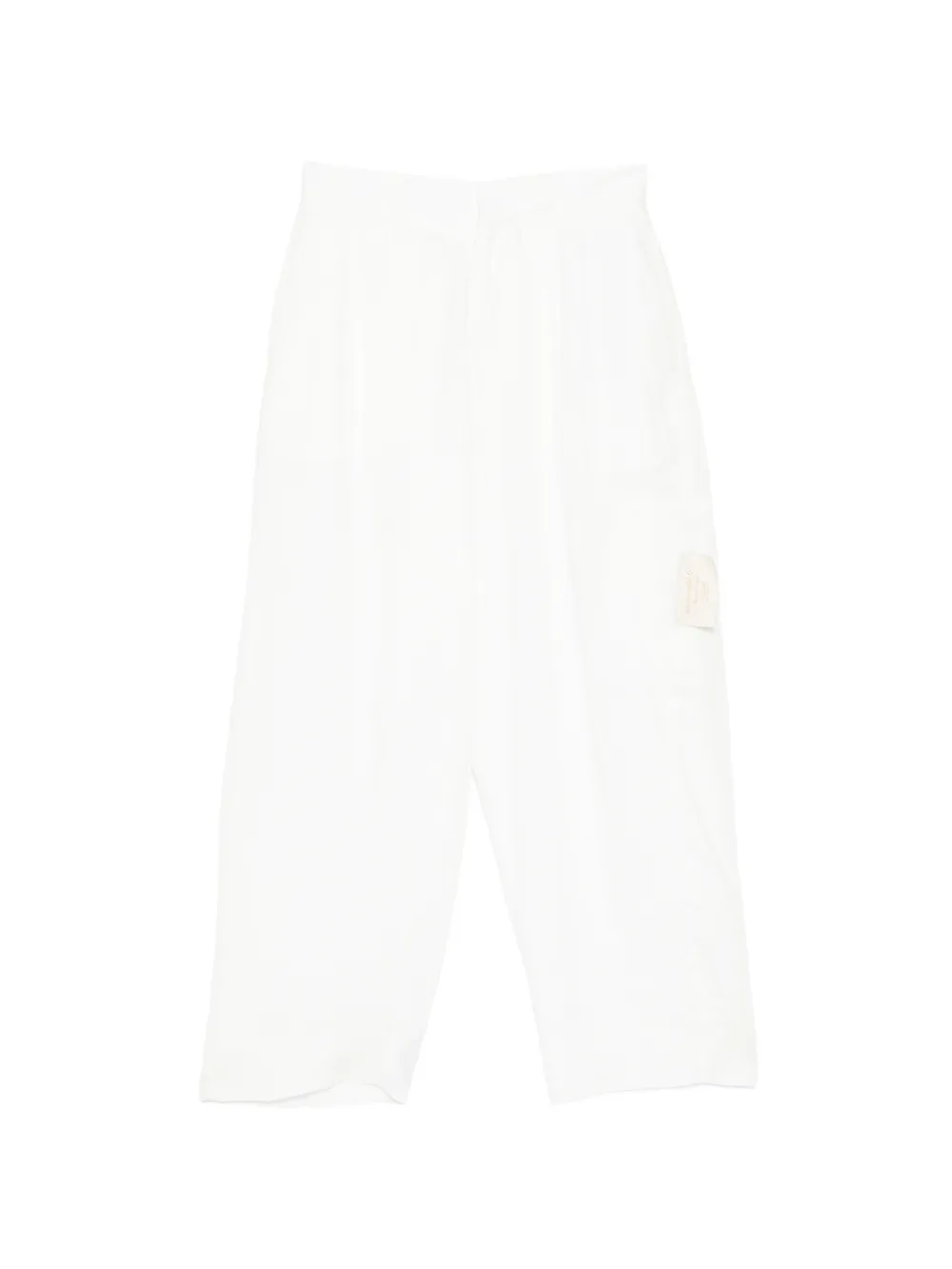 Undercover logo-patch trousers - Toni neutri