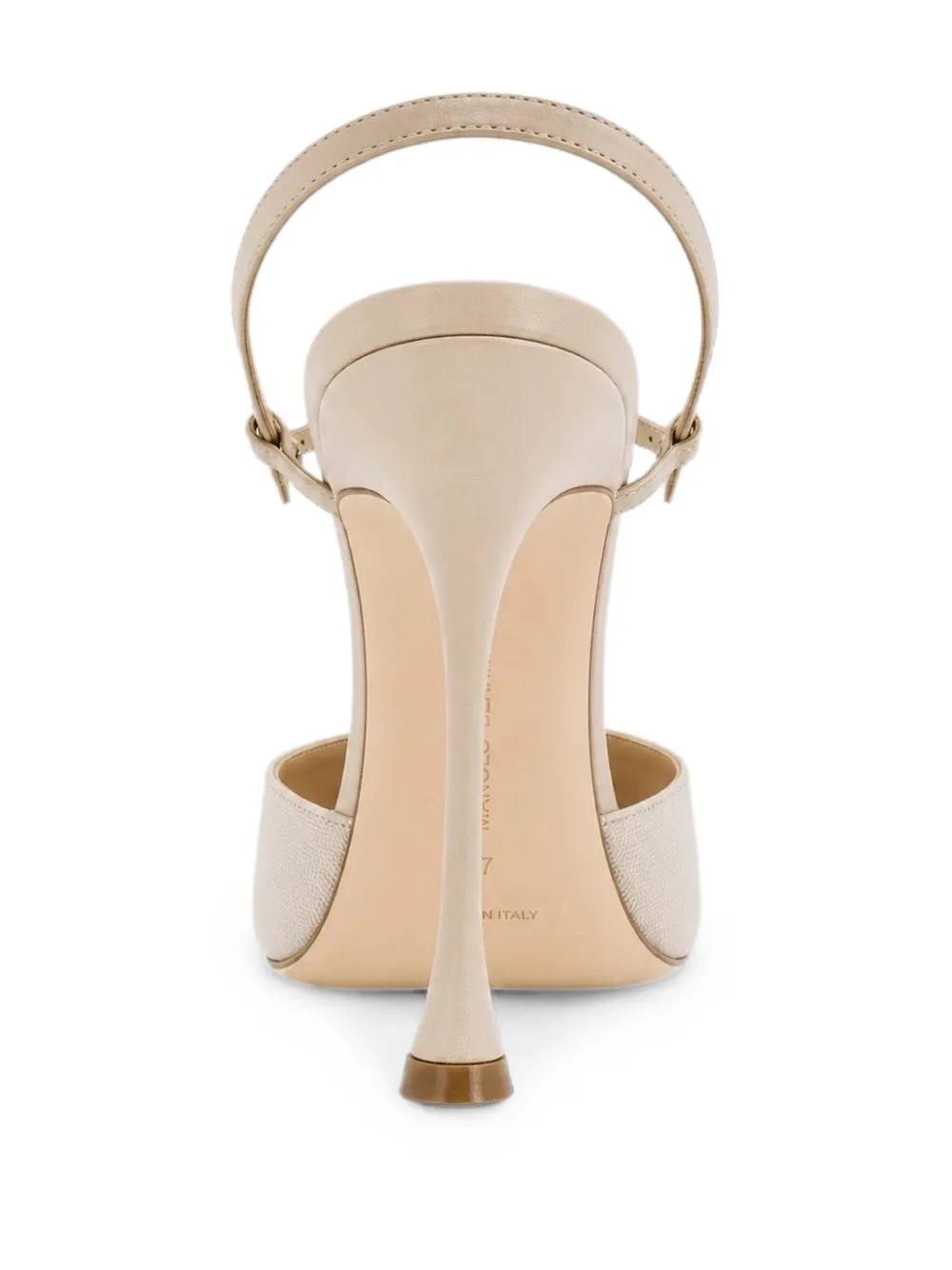 Manolo Blahnik Truta crystal-embellished pumps Beige