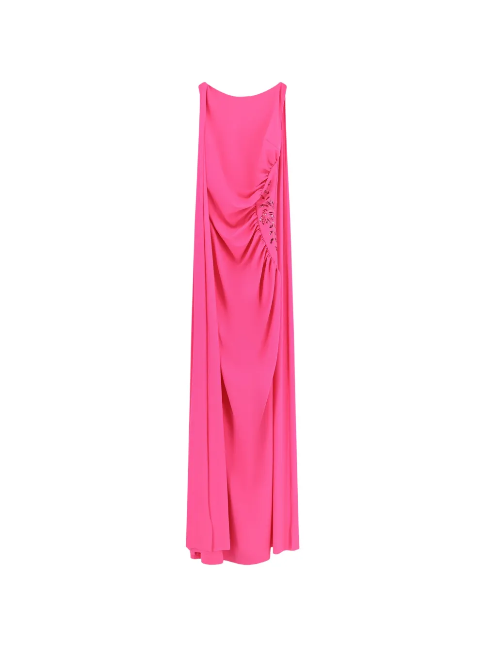 CHIARA BONI La Petite Robe sequin-embellished ruched maxi dress - Rosa