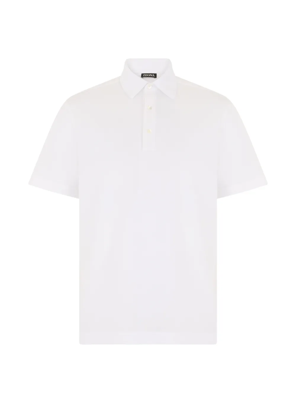 Zegna short-sleeve polo shirt - Weiß