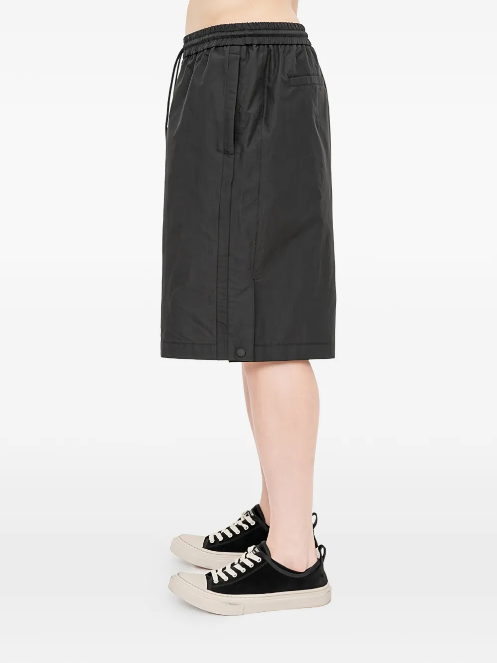 Juun.J Shorts met trekkoordtaille Zwart