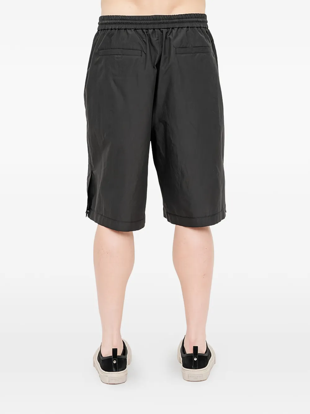 Juun.J Shorts met trekkoordtaille Zwart