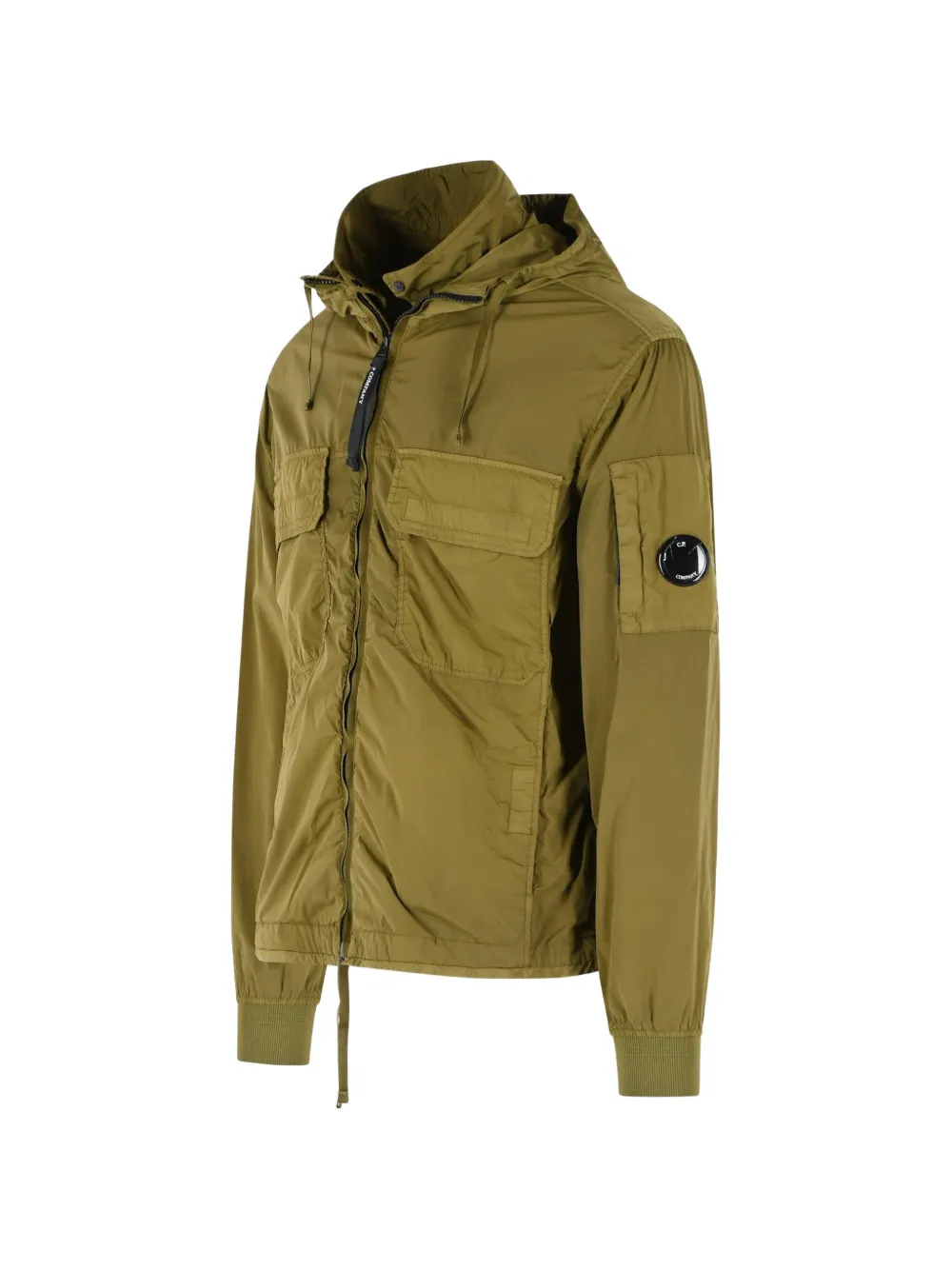 C.P. Company Jack met detail en capuchon Groen