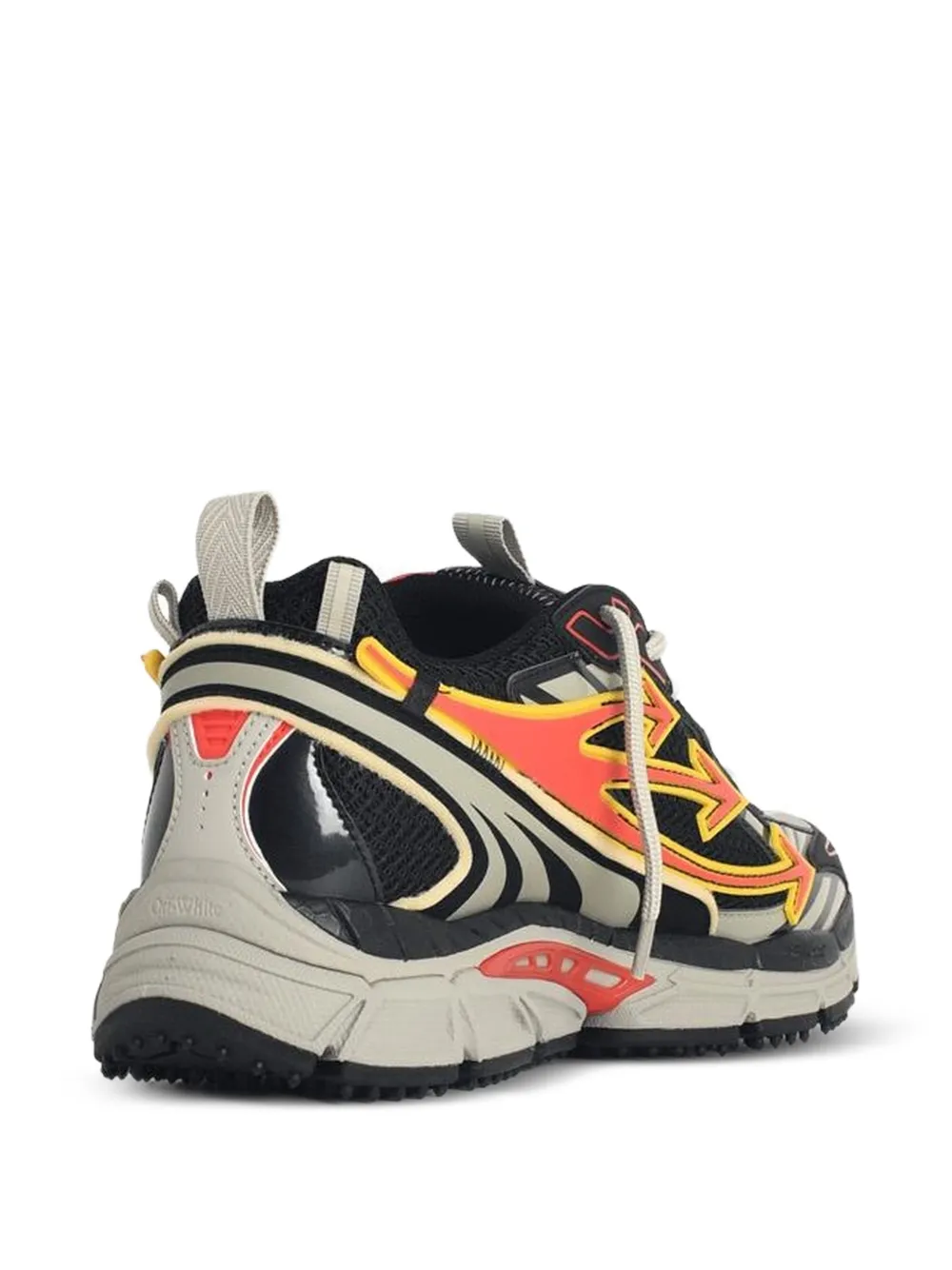 Off-White Be Right Back lace-up leather sneakers Zwart