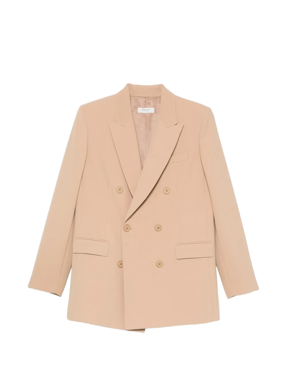 NINA 14.7 double-breasted blazer - Toni neutri