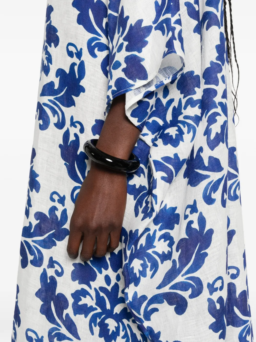 Robert Friedman Tuniek met Damask-print Wit
