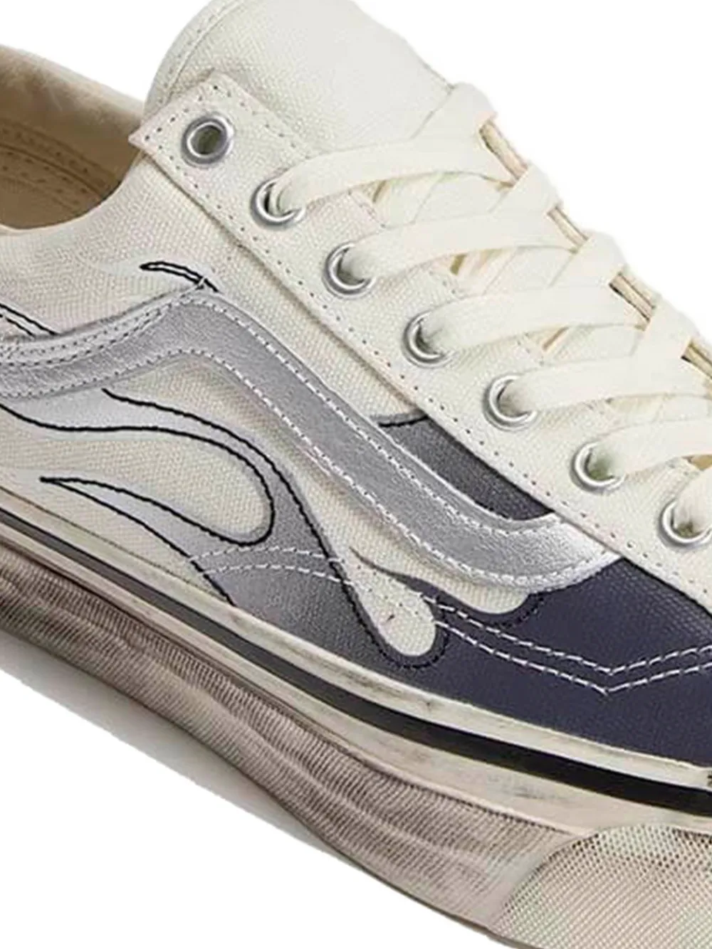 Vans Premium Old Skool 36 Flames lace-up sneakers Beige