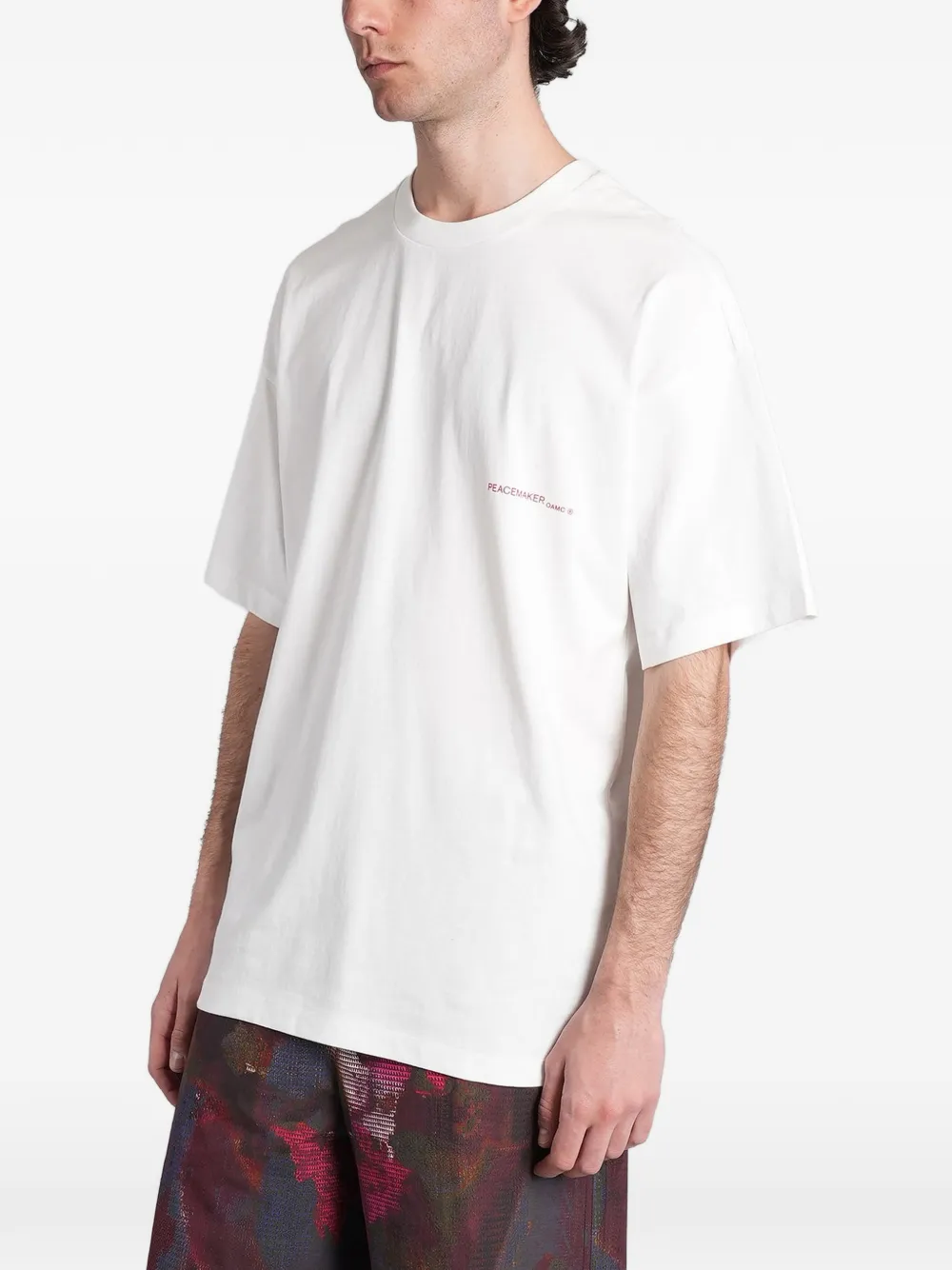 OAMC Peacemaker T-shirt met grafische print Wit