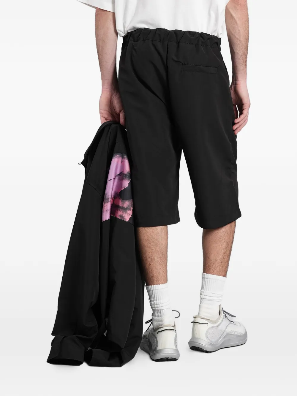 Peacemaker Oamc Shorts met ritszak en ceintuur Zwart
