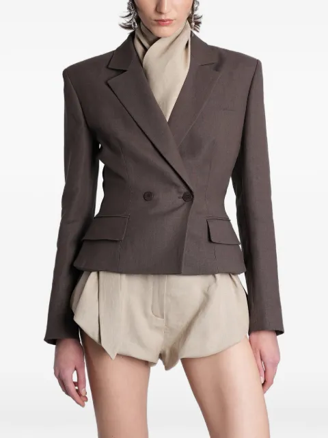Magda Butrym blazer con doble botonadura