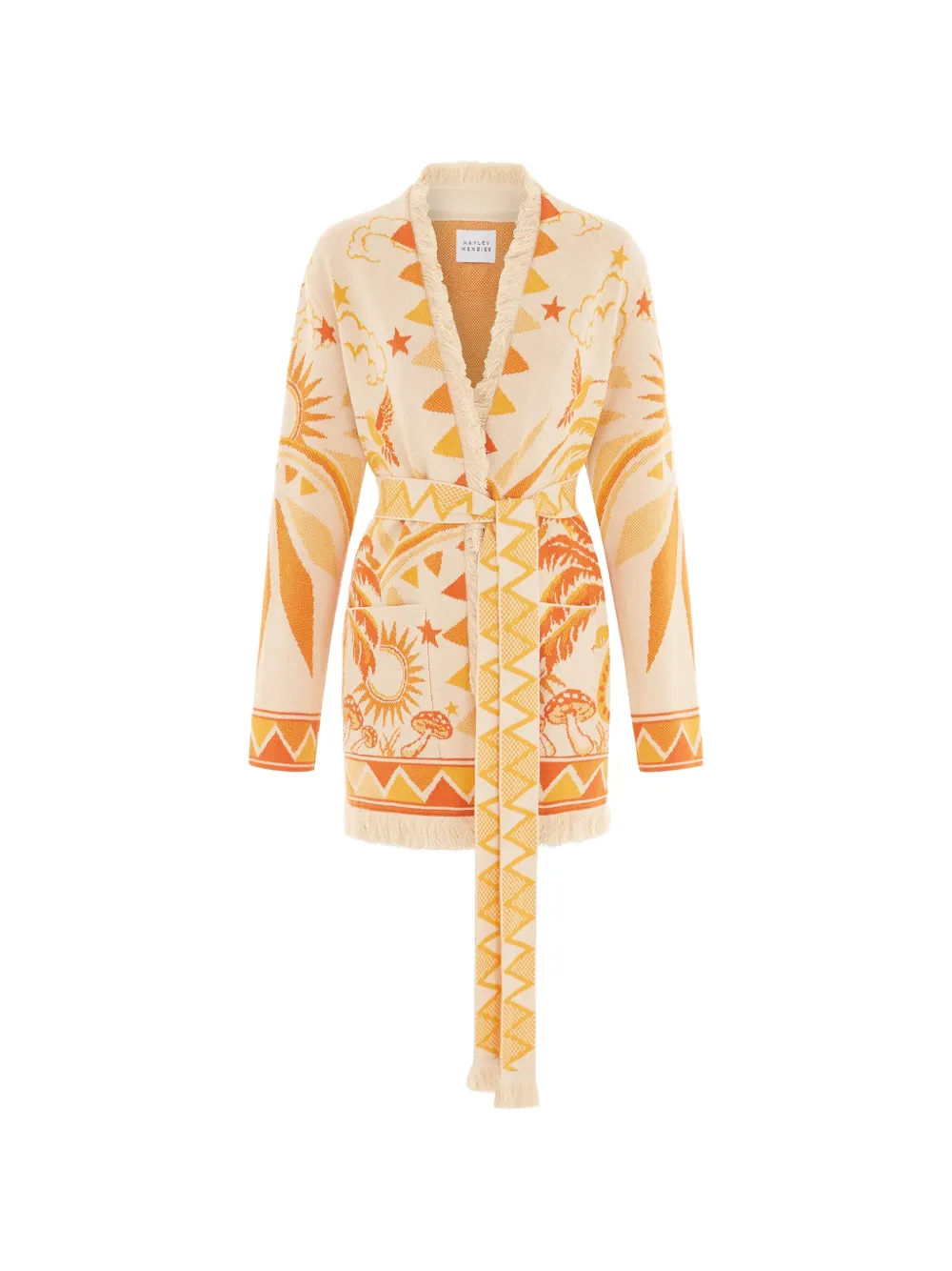 Hayley Menzies Magic Leopard cardigan - Giallo