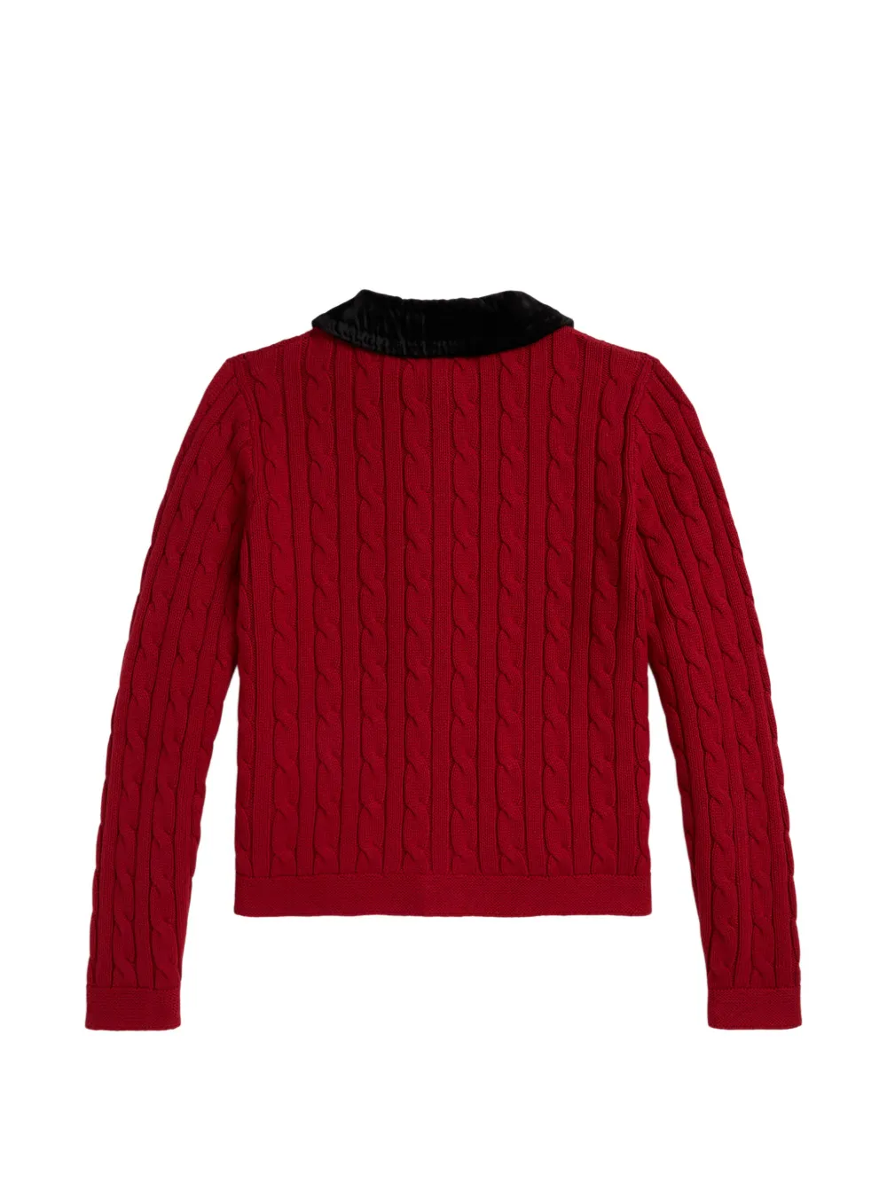 POLO RALPH LAUREN KIDS Kabelgebreid vest Rood