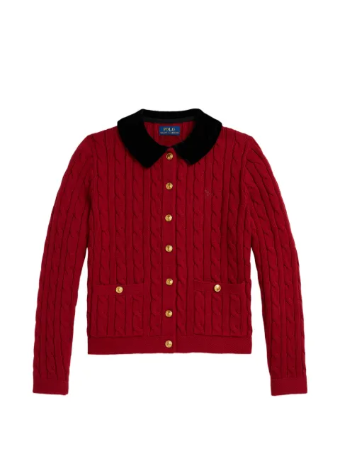 POLO RALPH LAUREN KIDS cable-knit cardigan
