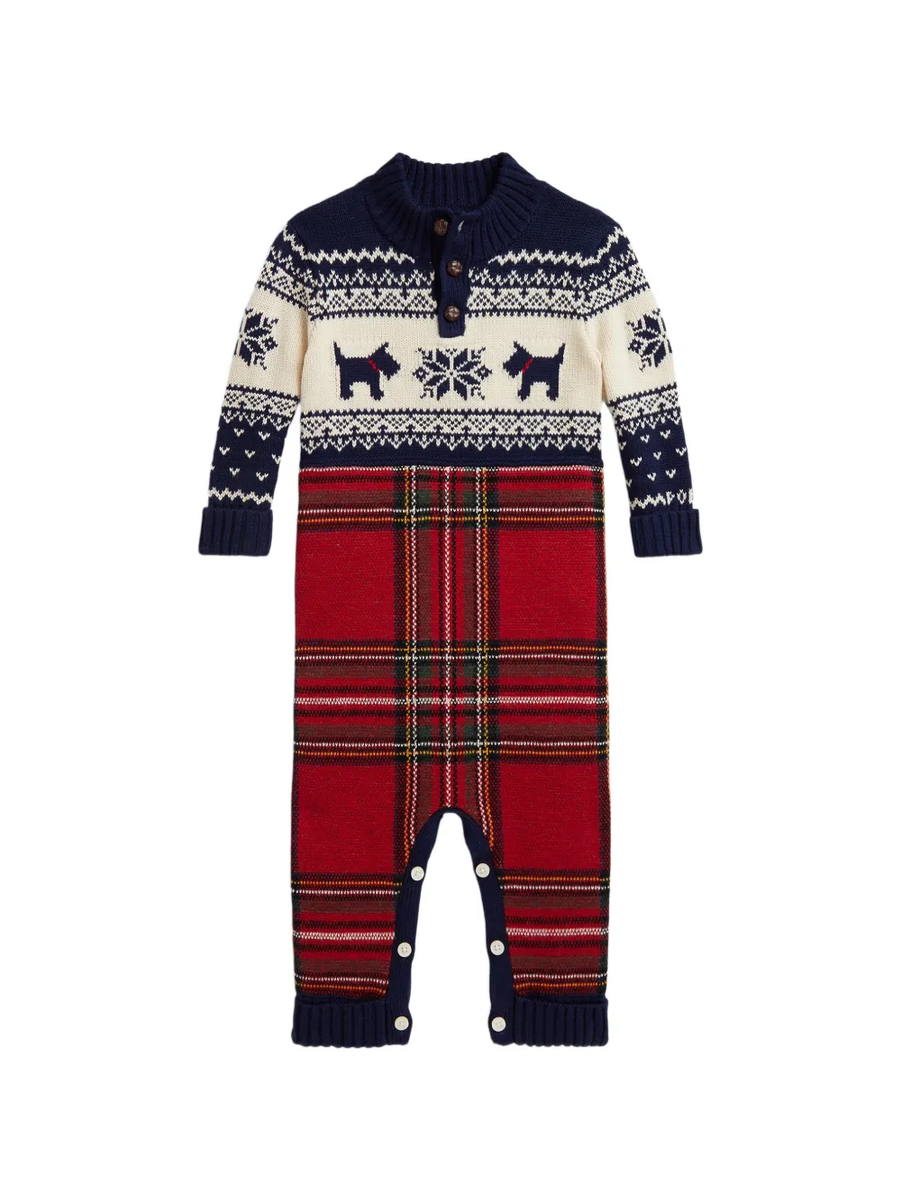 POLO RALPH LAUREN KIDS combinaison Holiday - Rouge POLO RALPH LAUREN KIDS combinaison Holiday - Rouge