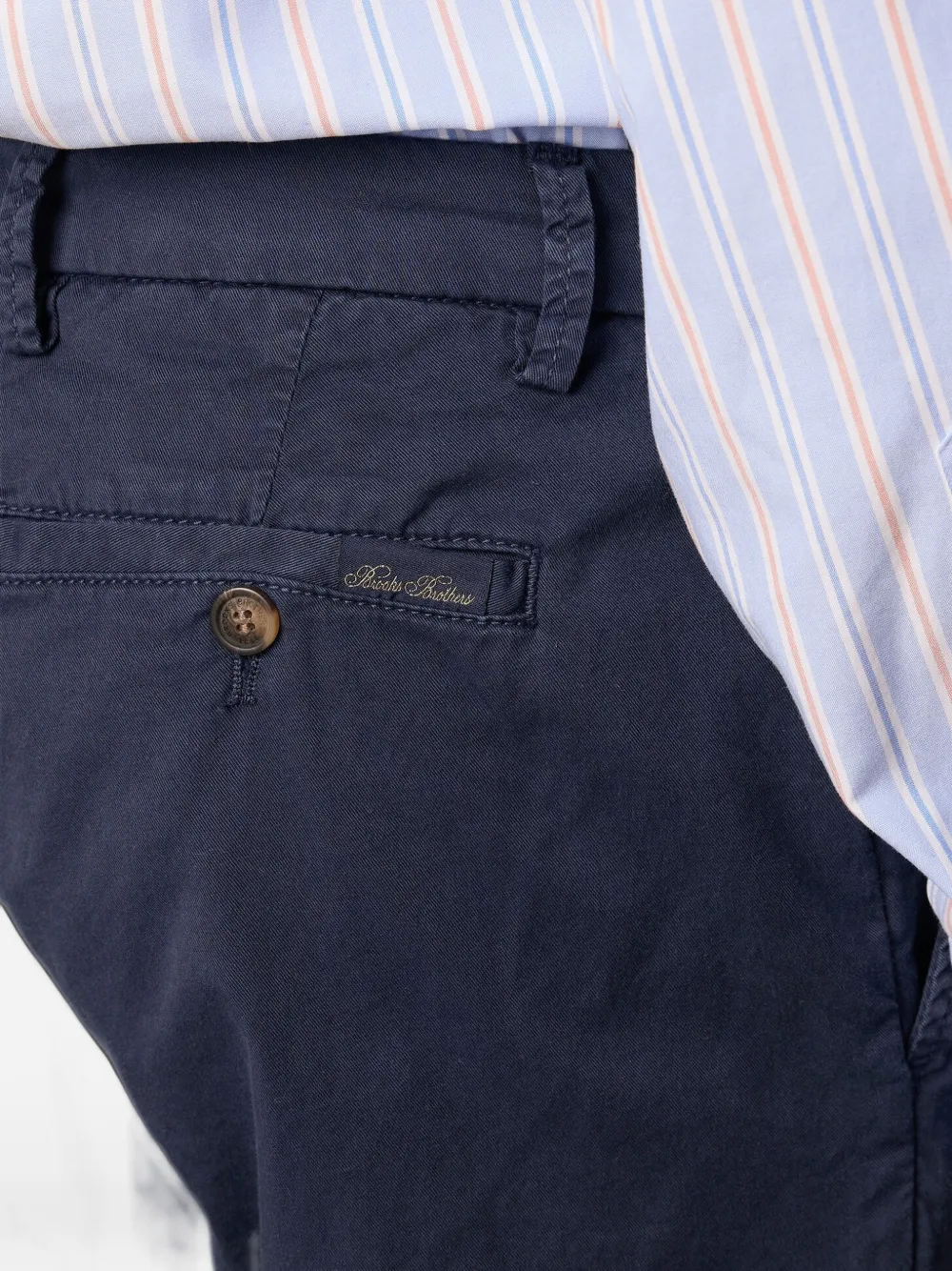 Brooks Brothers Twill broek Blauw