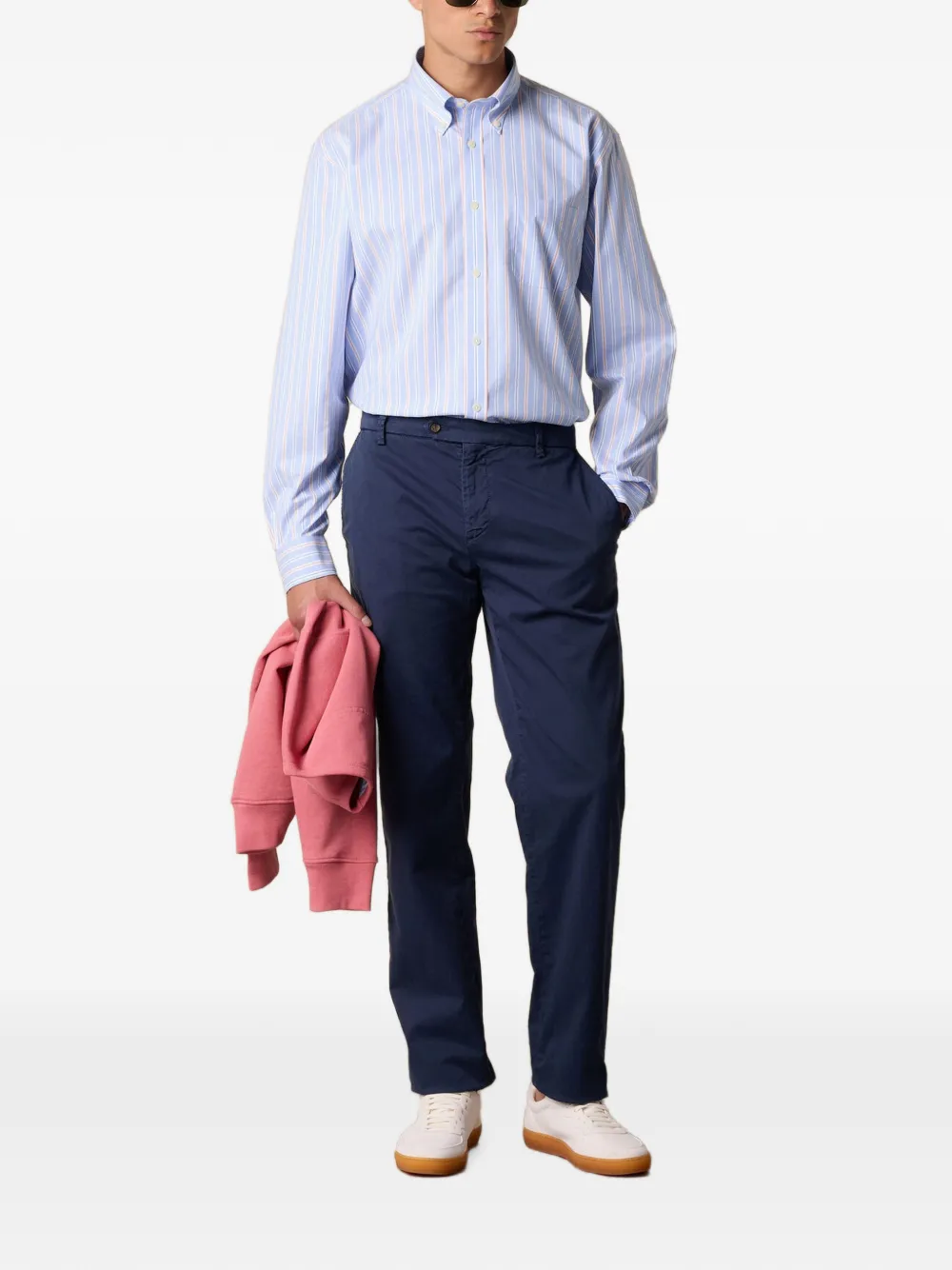 Brooks Brothers Twill broek Blauw