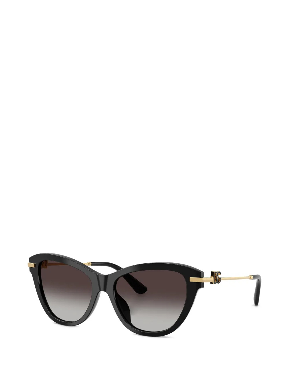 Dolce & Gabbana Eyewear Zonnebril met cat-eye montuur Zwart