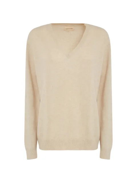 Loulou V-neck cashmere sweater