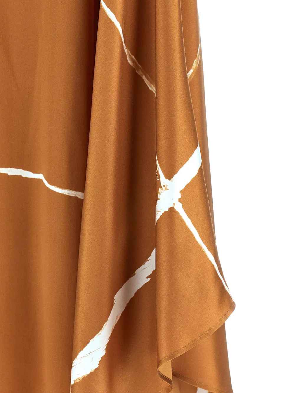 Kiton Zijde-satijnen blouse Bruin