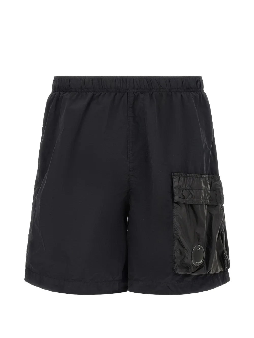 C.P. Company Lens-appliqué swim shorts - Nero