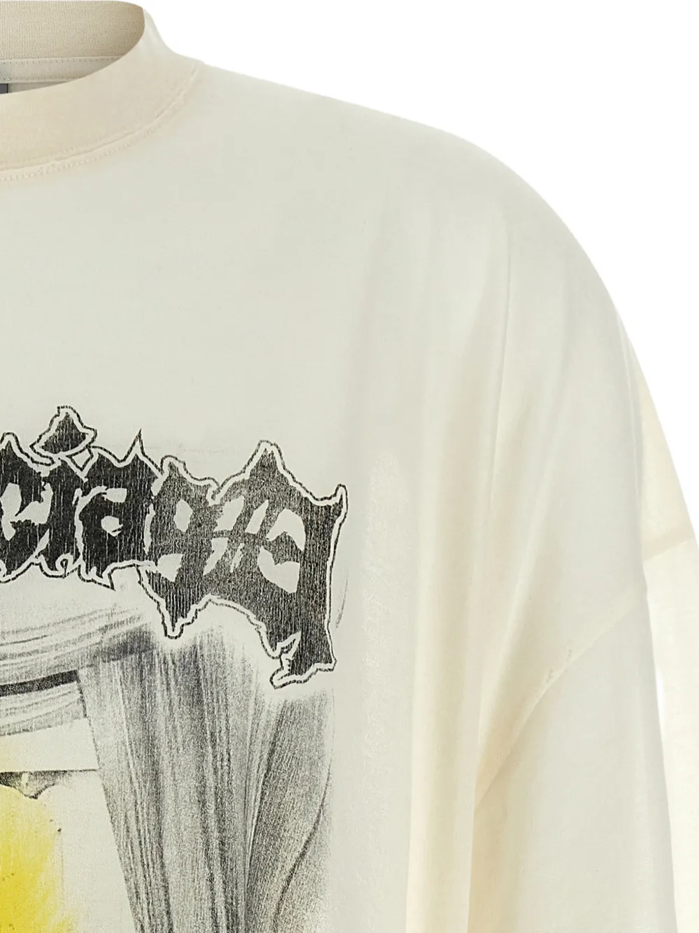 Balenciaga Salon De Couture jersey T-shirt Beige